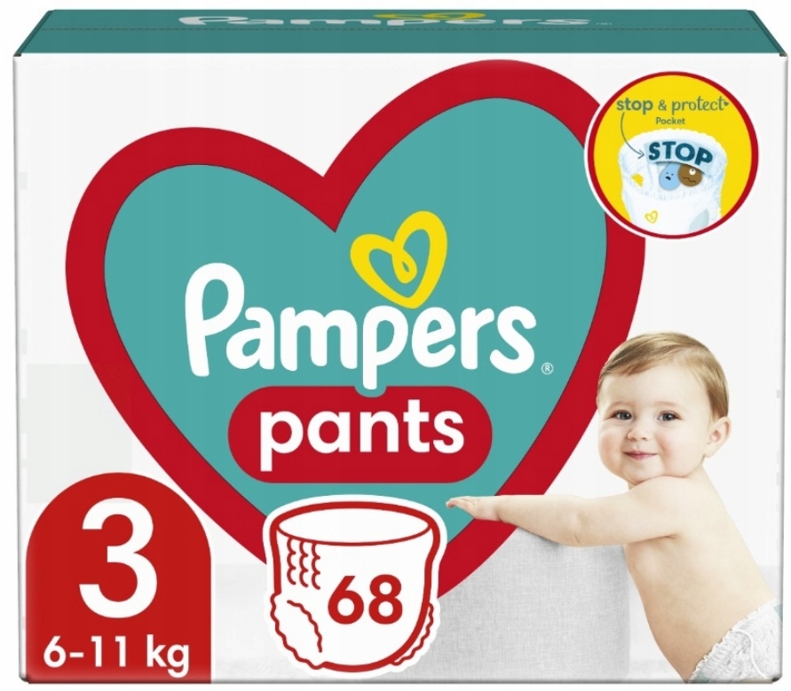 chusteczki pampers w pudełku