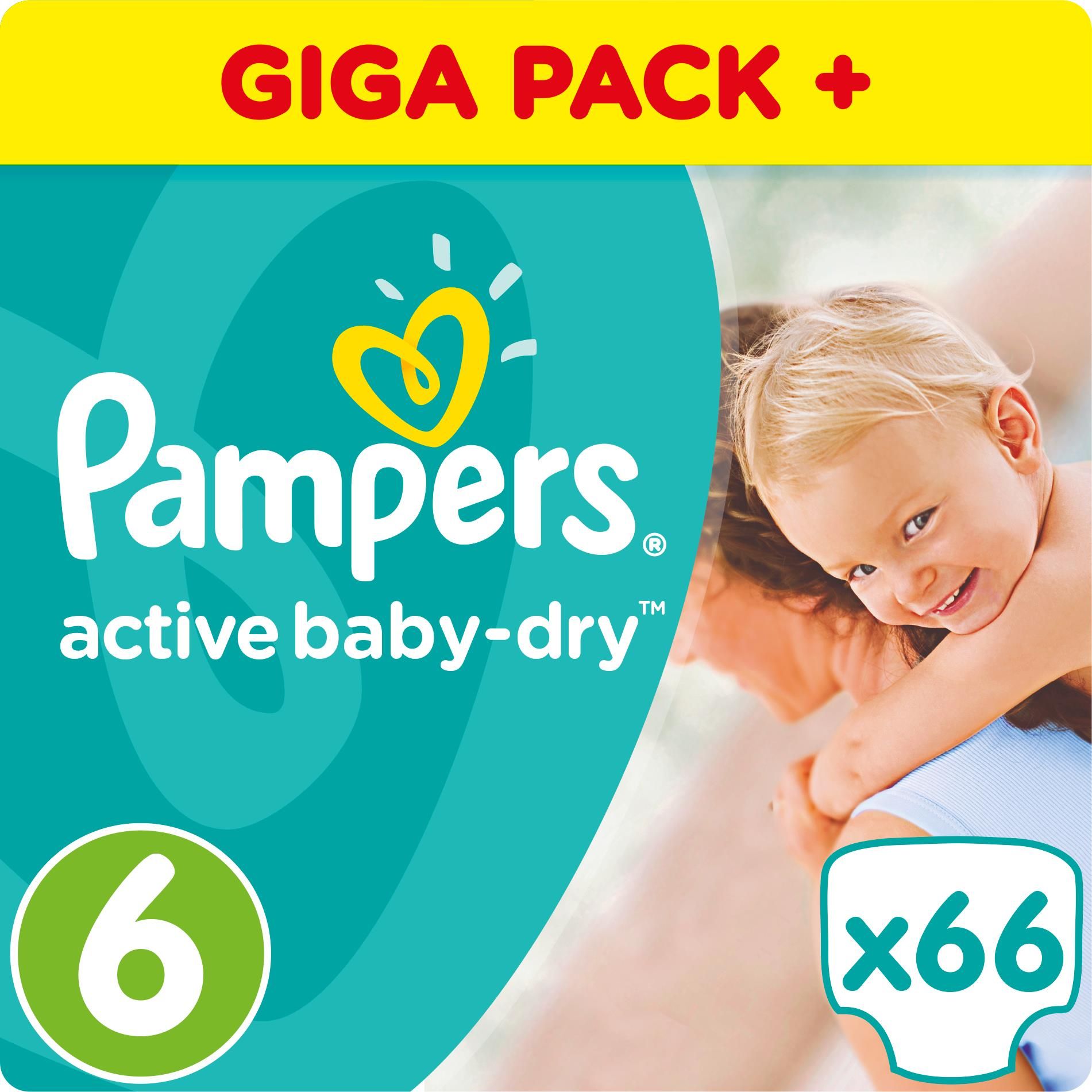 pampers na dziecku