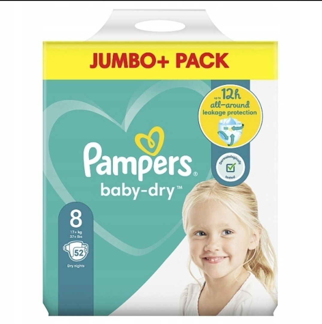 pampers active baby-dry pieluchy rozmiar 4 maxi 8-14kg 132 sztuki