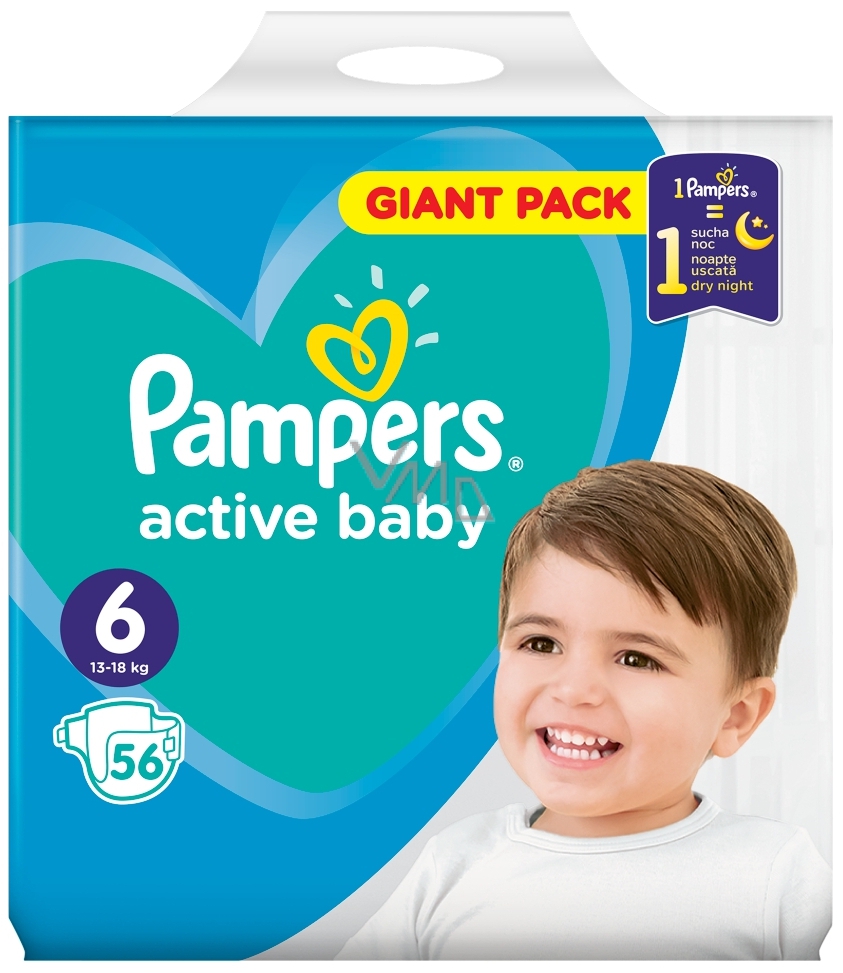 pampers active baby dry 54