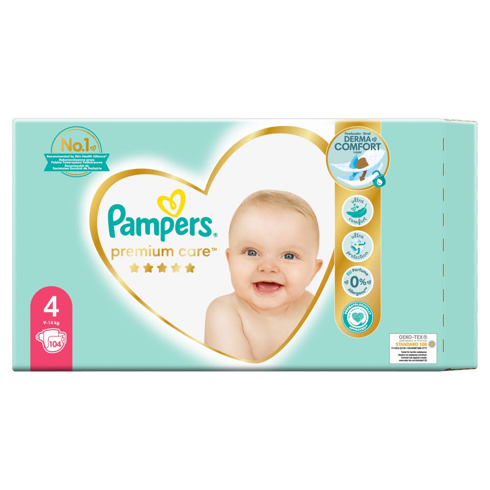 netto pieluchy pampers premium care 3 80 szt cena