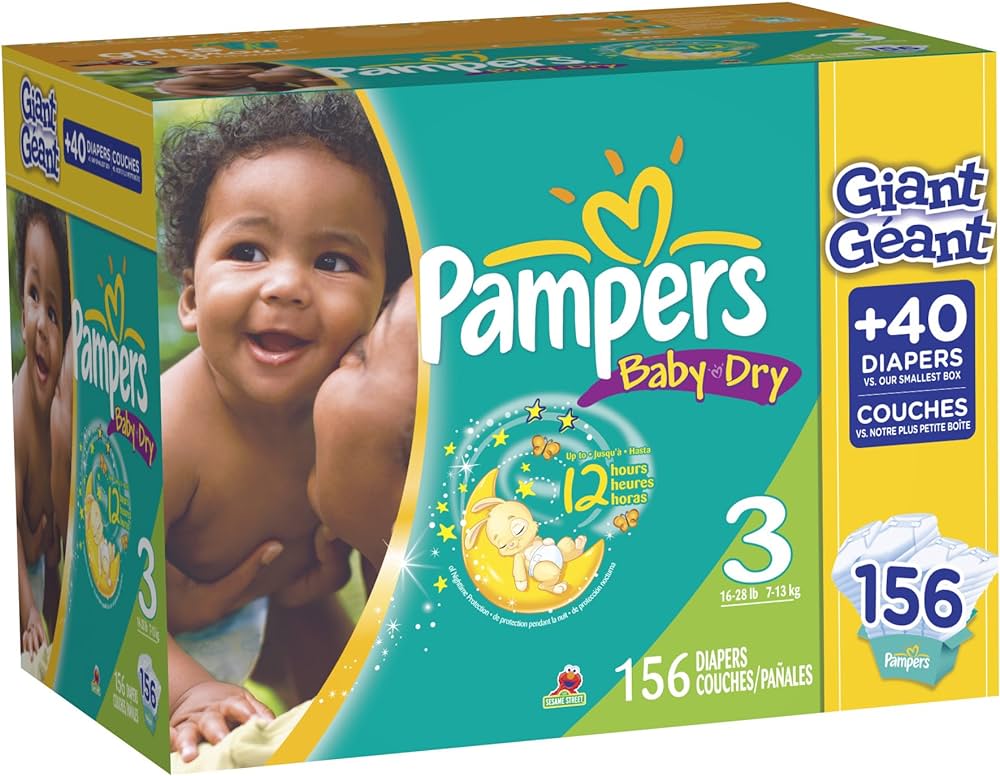 pieluchy pampers active baby mega b