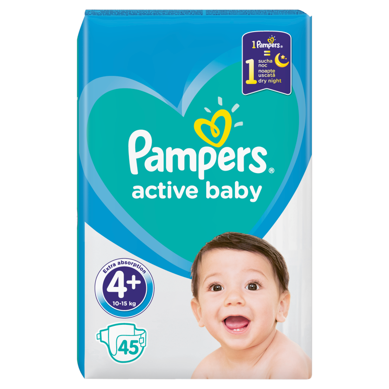 pamper active baby 4 174 szt feedo