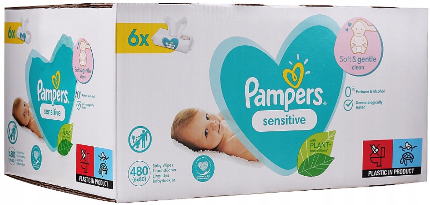 chusteczki pampers sensitive cena