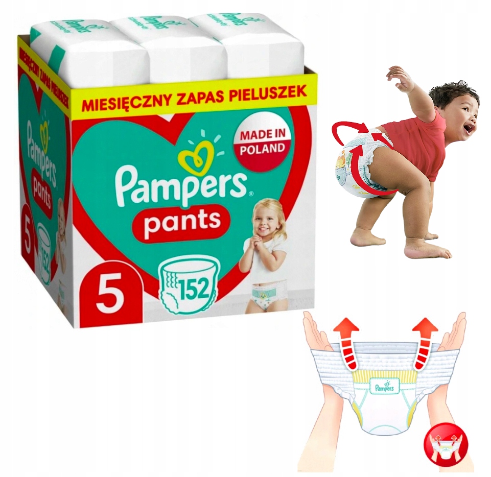 pieluszki pampers 76 szt