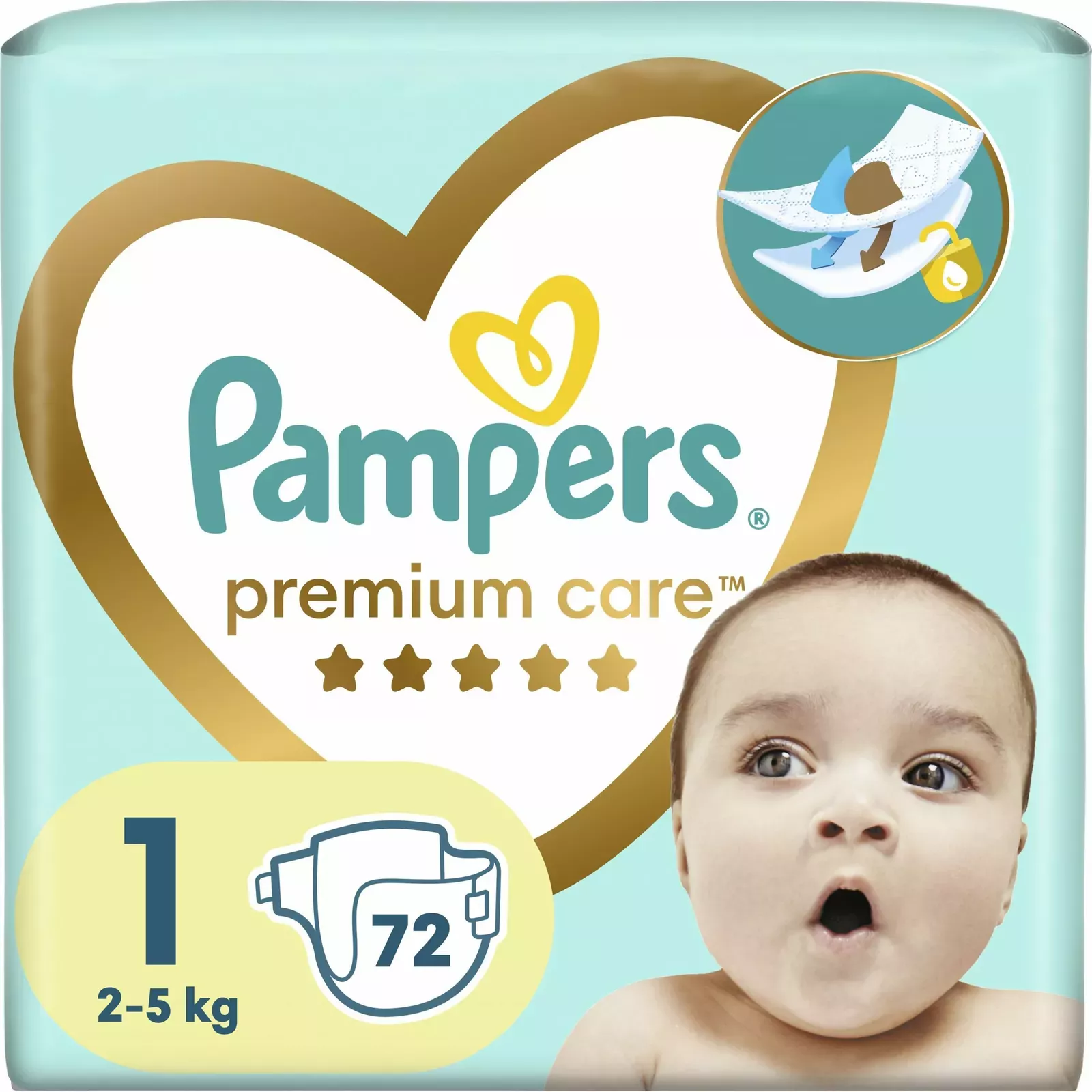 pieluszki pampers premium care chlor