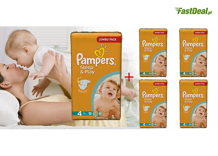 allegro pieluchy pampers 4