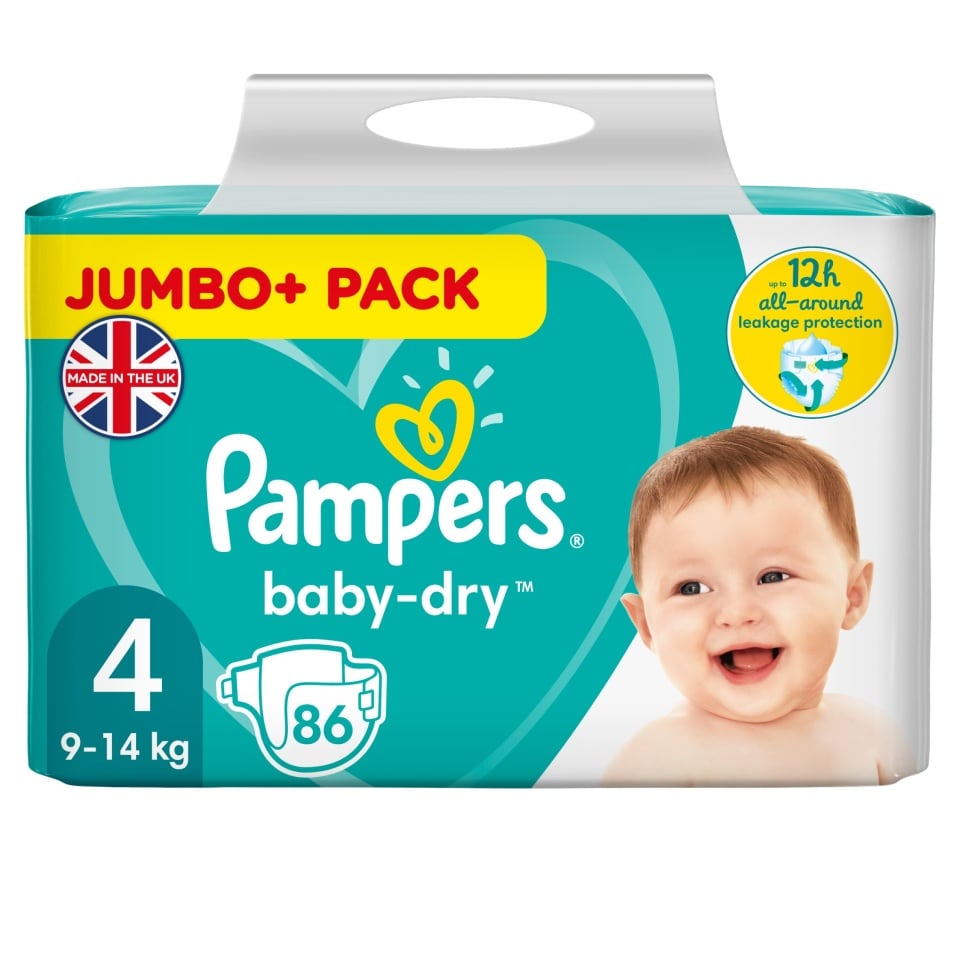 pieluchy pampers active baby dry 4