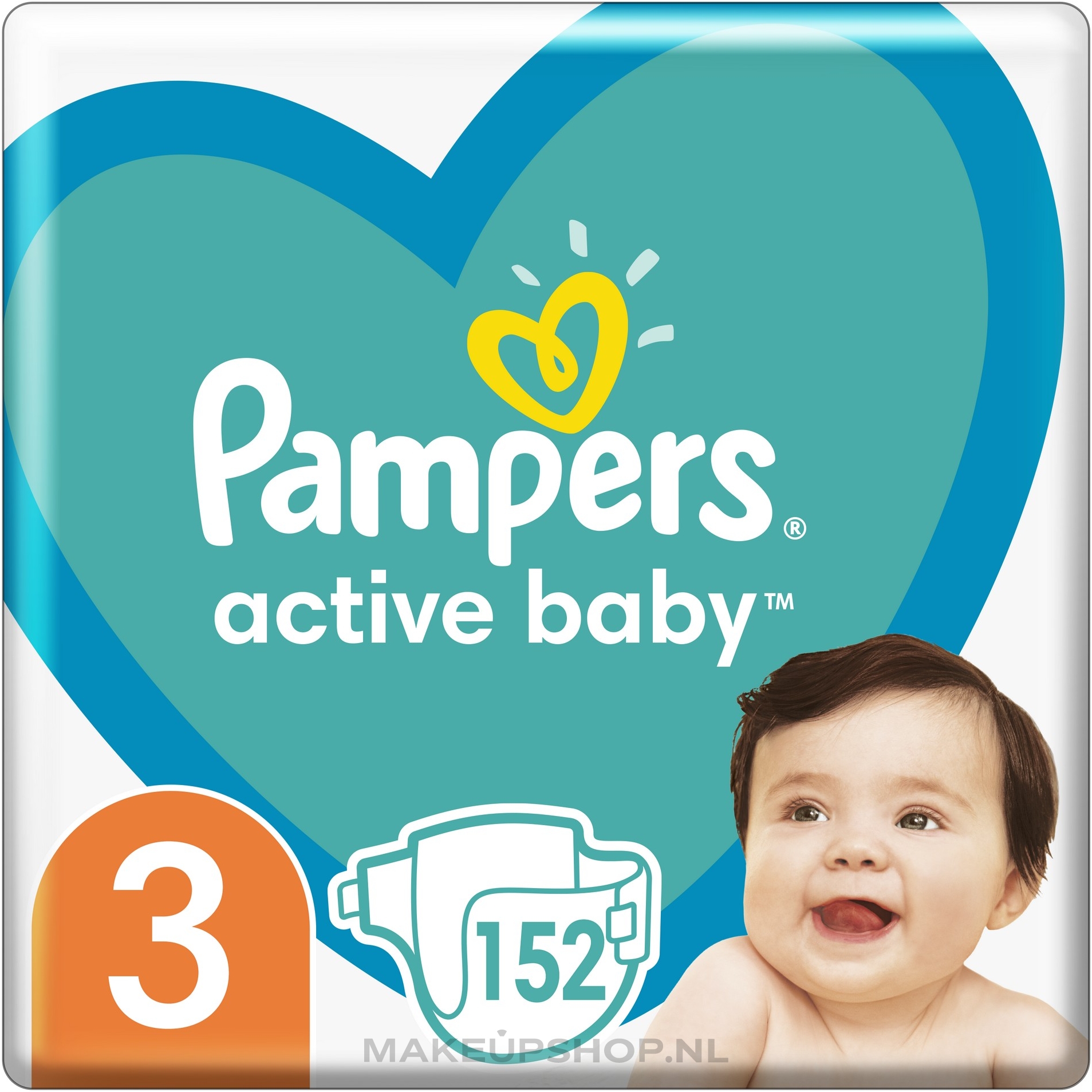 pampers active baby dry 3 90 szt