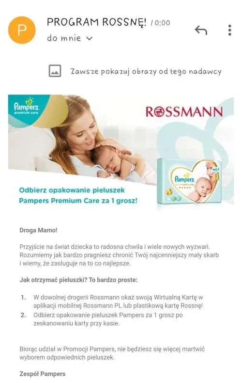 pampers.pl usuń konto