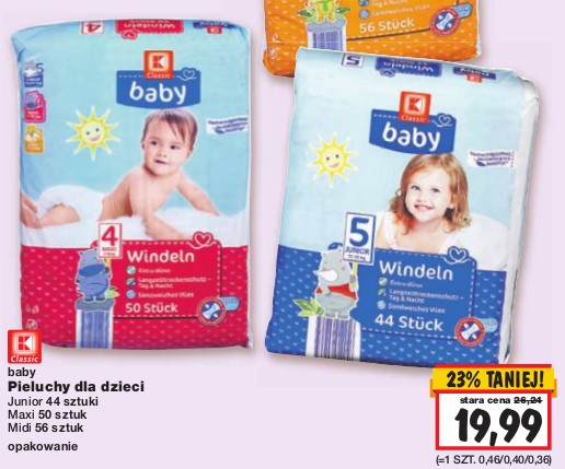 pieluszki pampers 5 lidl