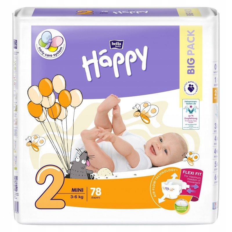 pampers midi co to znaczy