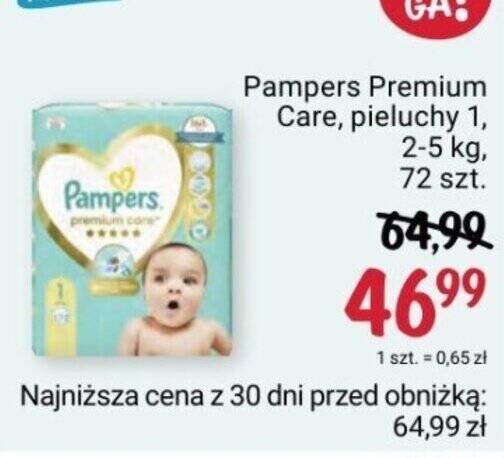 pampers new baby dry 1 cena