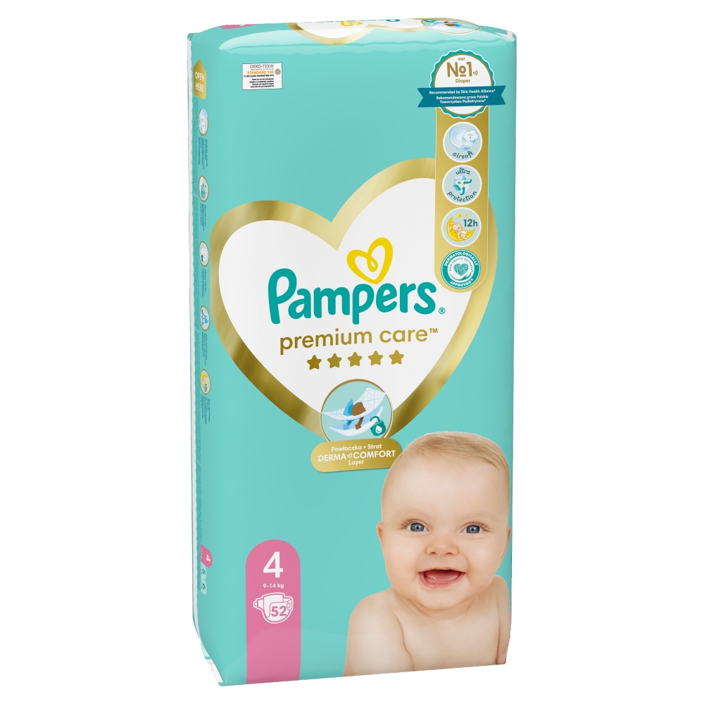 pampers old pee