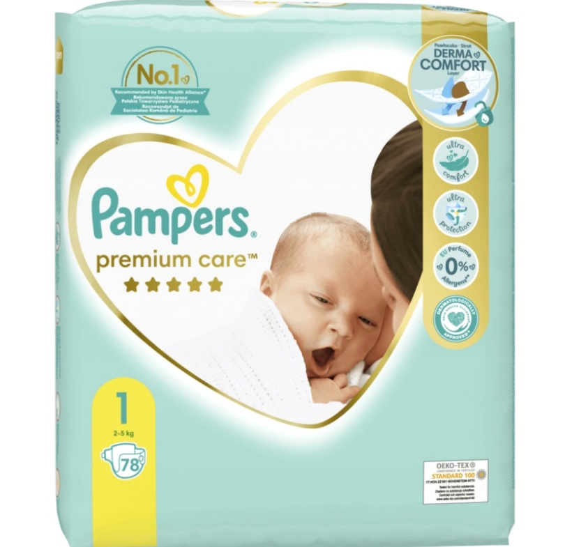 pampers 3-6 kg 144 sztuki