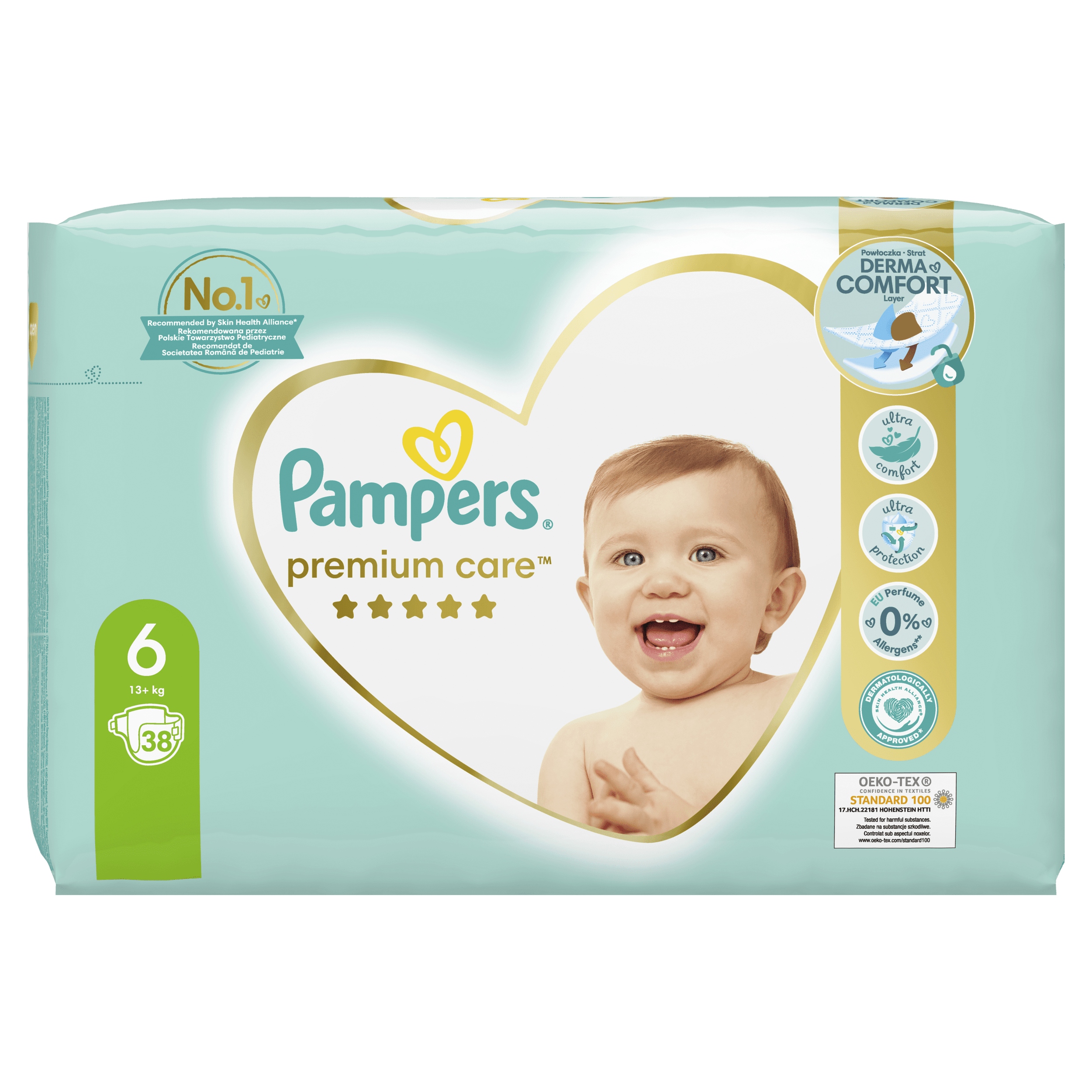 nowe pampers premium care z siateczką