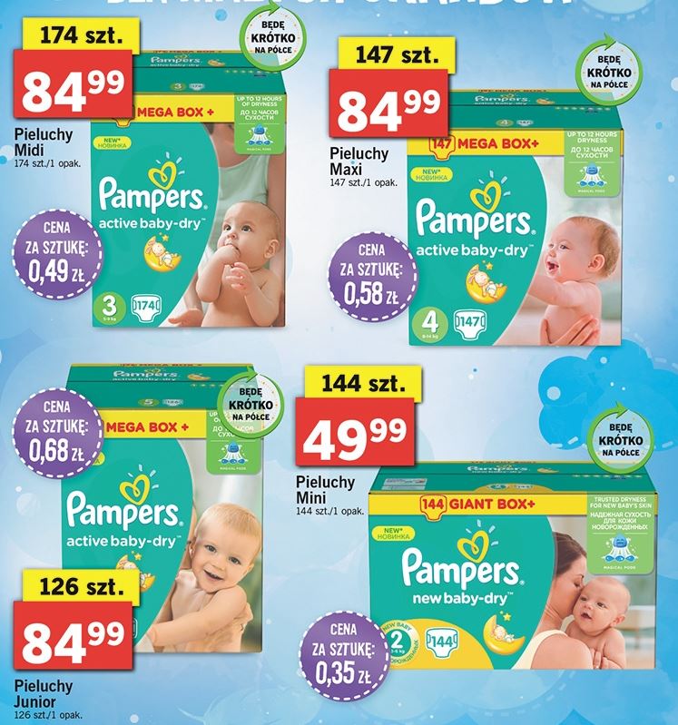 pampers pure aqua chusteczki