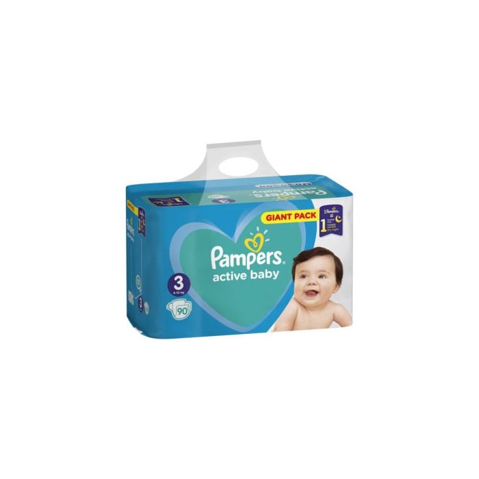 pampers pieluch pudło