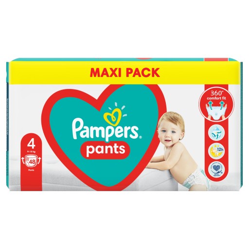 pampers pants pieluchomajtki 4 maxi 52 szt