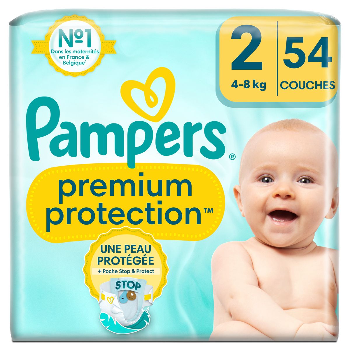 pampers 2 new baby-dry pieluchy 100szt 3-6kg mini