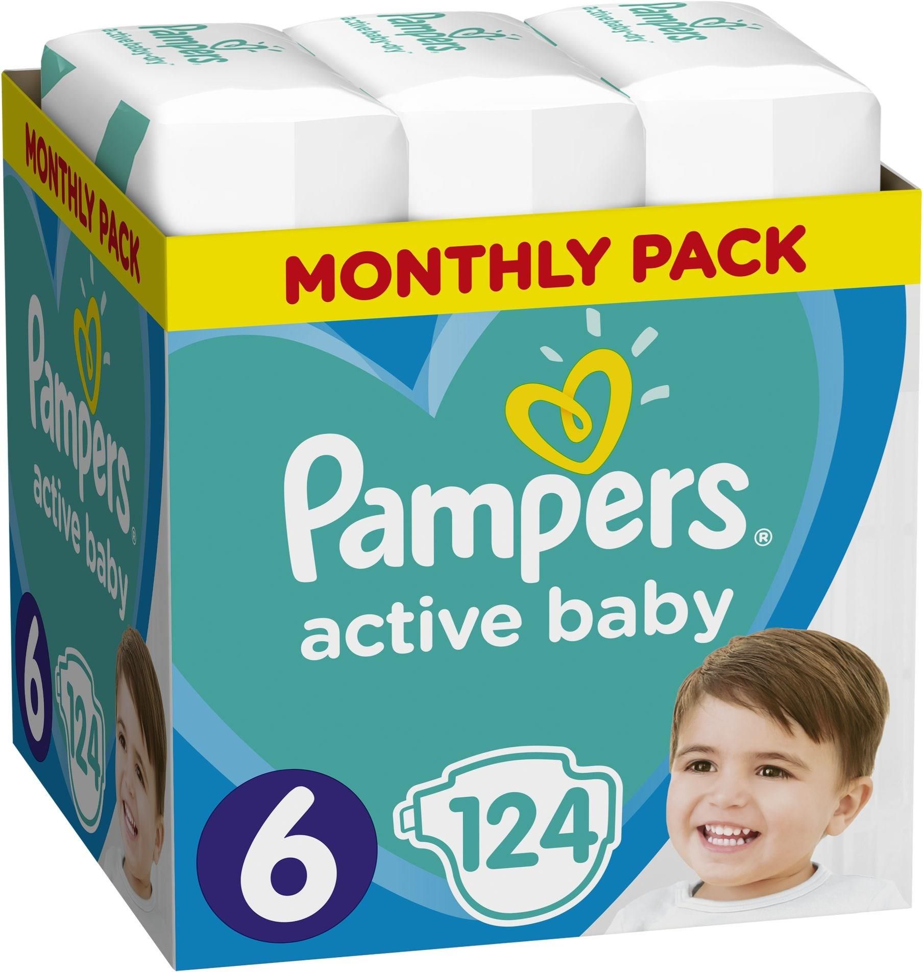 prawidłowo założony pampers