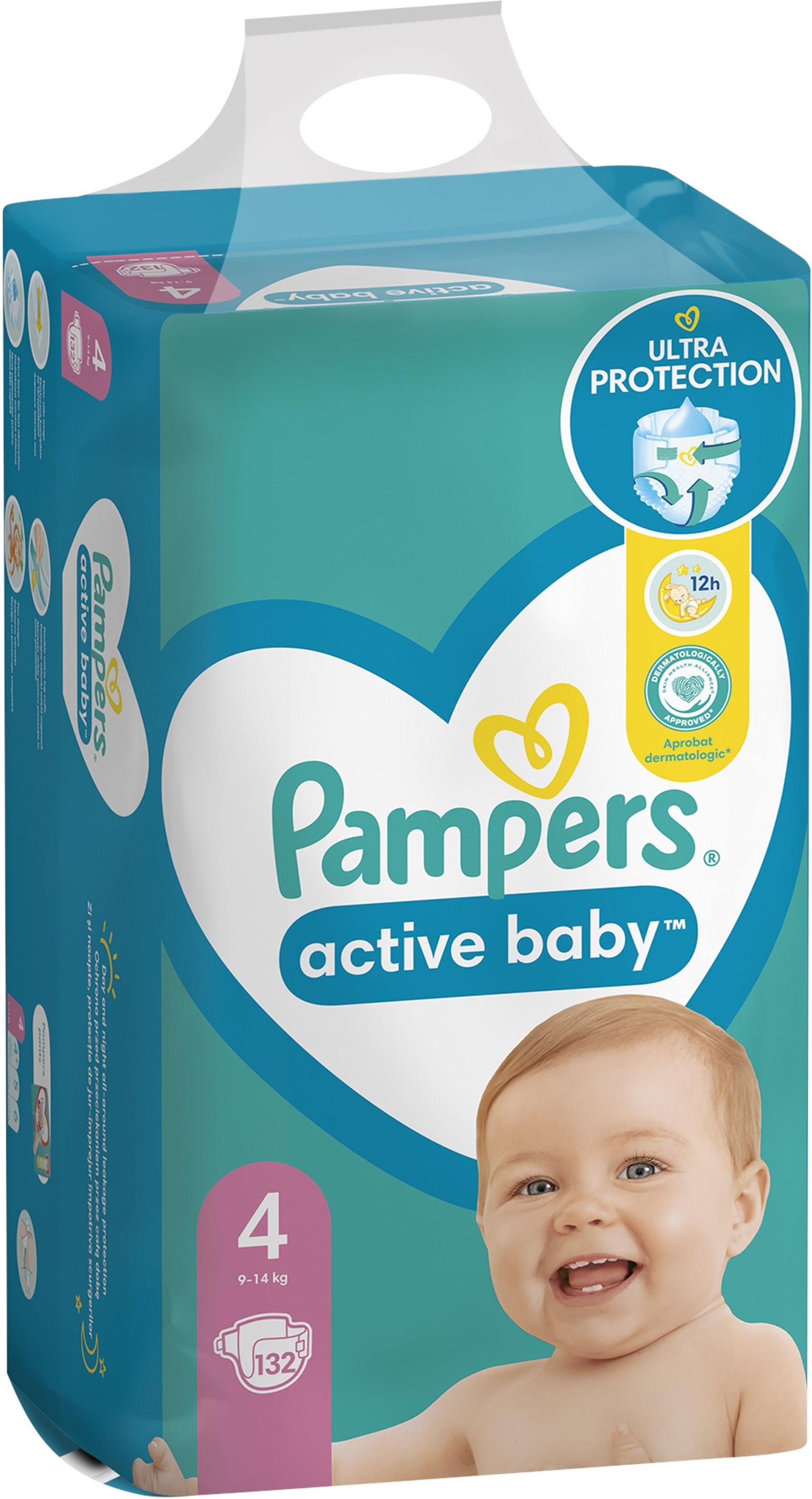 zakładanie pieluchomajtek pampers