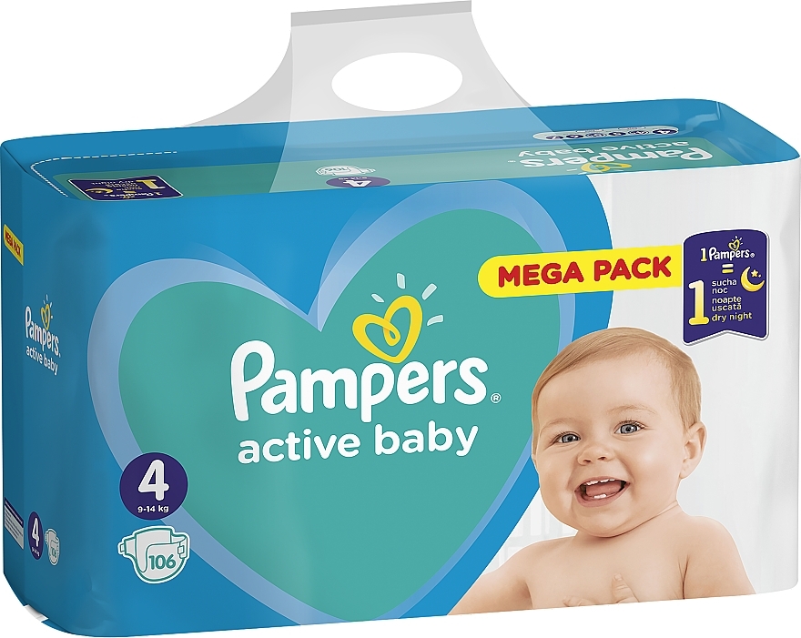 pamper active baby dry 4