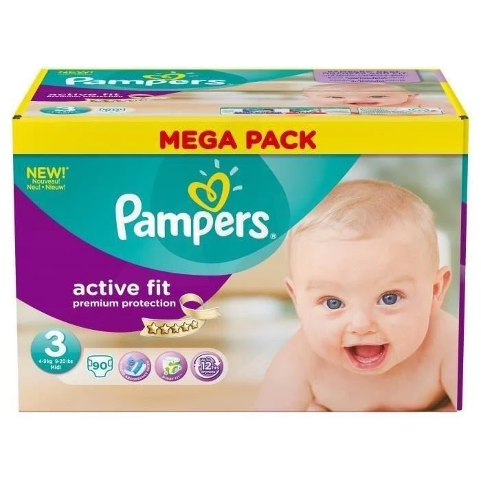 pampers active baby 1 mega pack