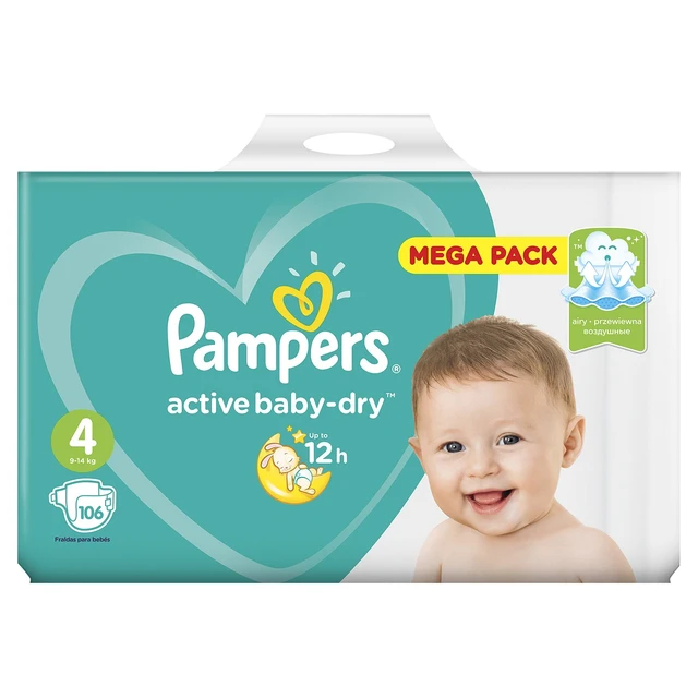 pampers zielony