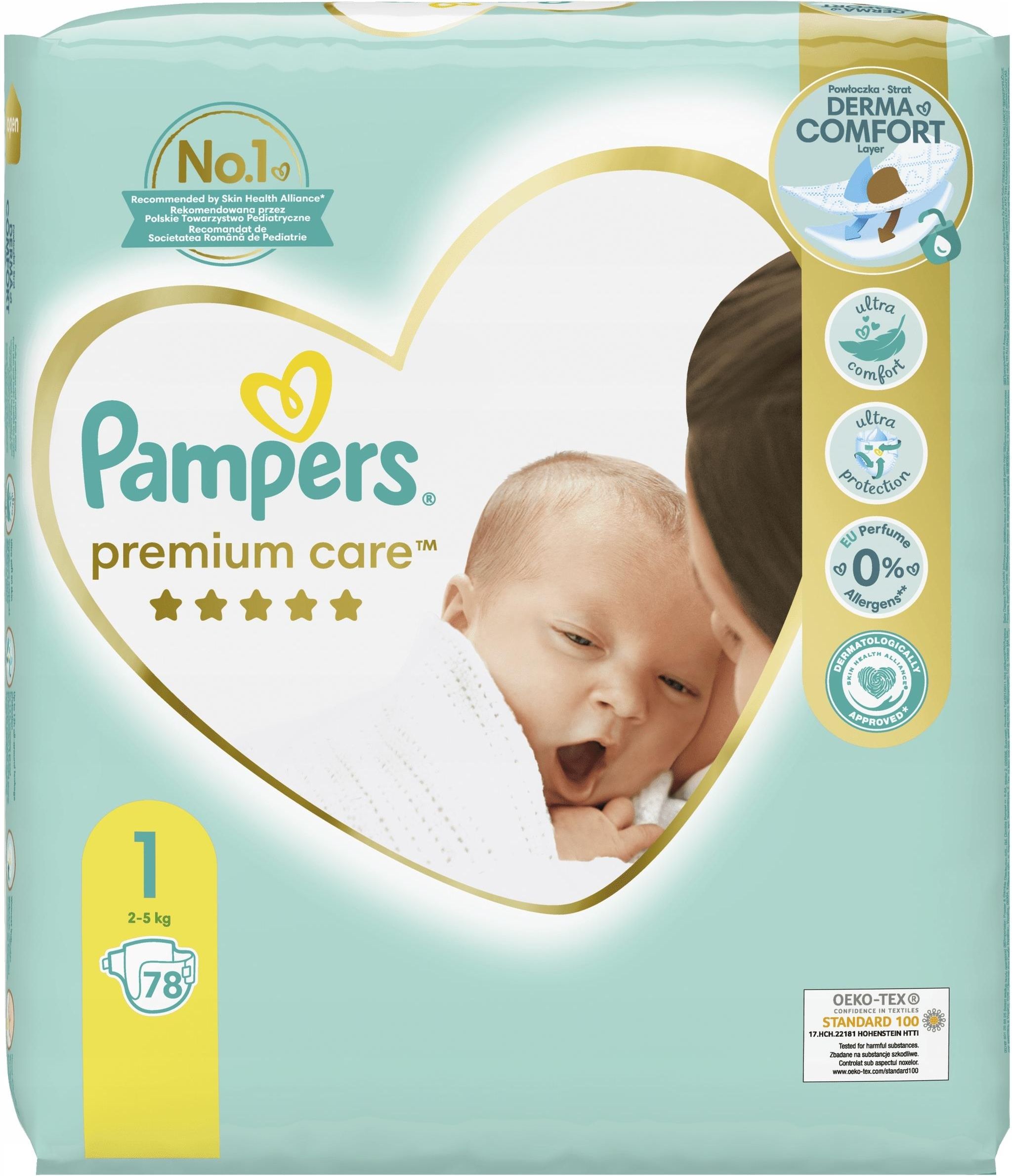 pampers premium care pieluchy 1 newborn carrefour