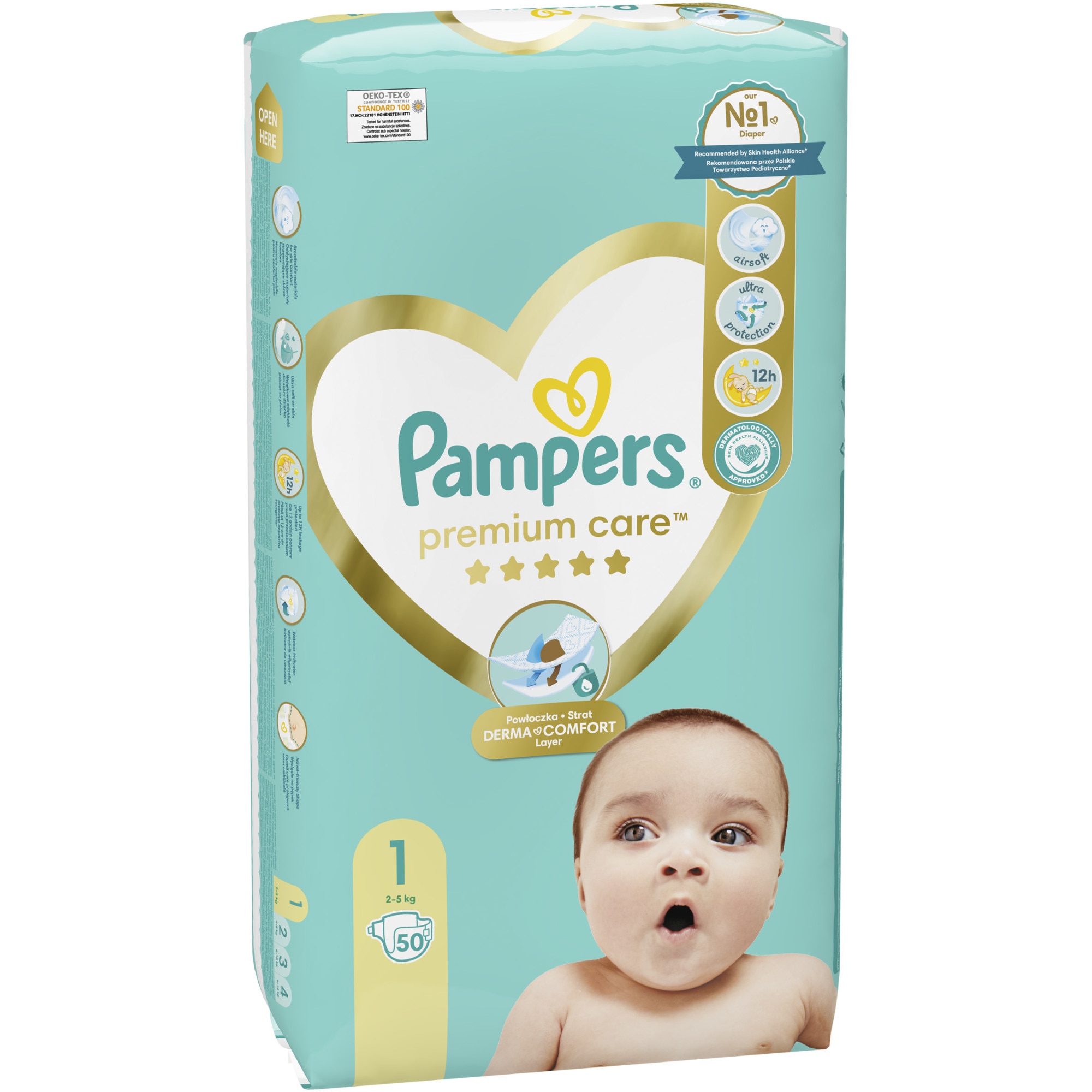 pampers old pee