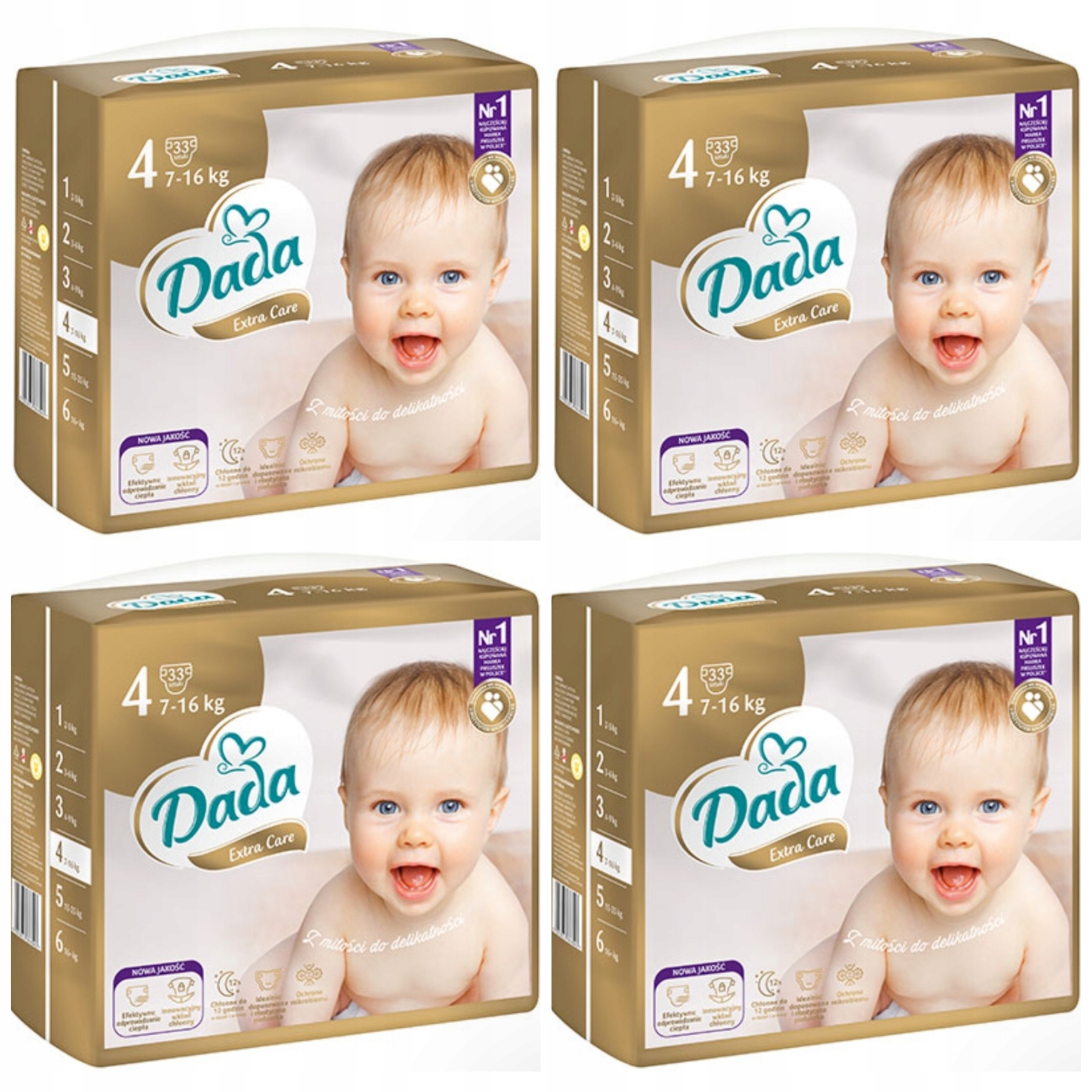 happy 4 pampers 27sztuk