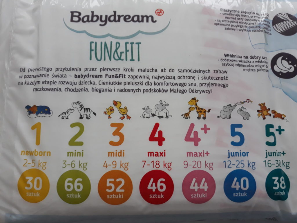 pampers do 8 kg zmieniany madki