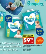 e miesięczne niemowlę suchy pampers po nocy