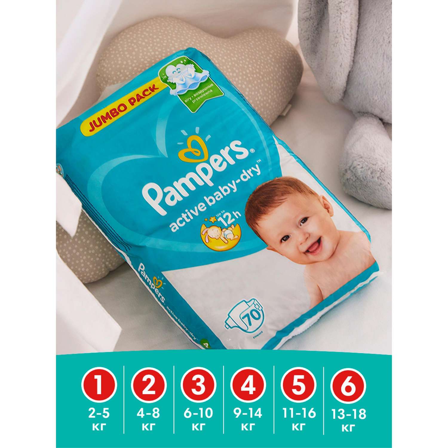 pampers new baby dry 76 szt