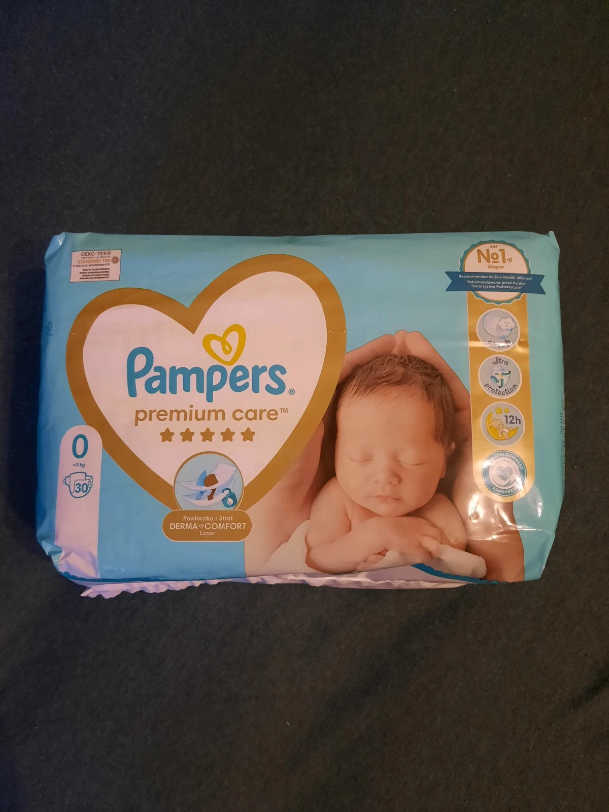 pieluszki pampers premium care żel na pupie dziecka