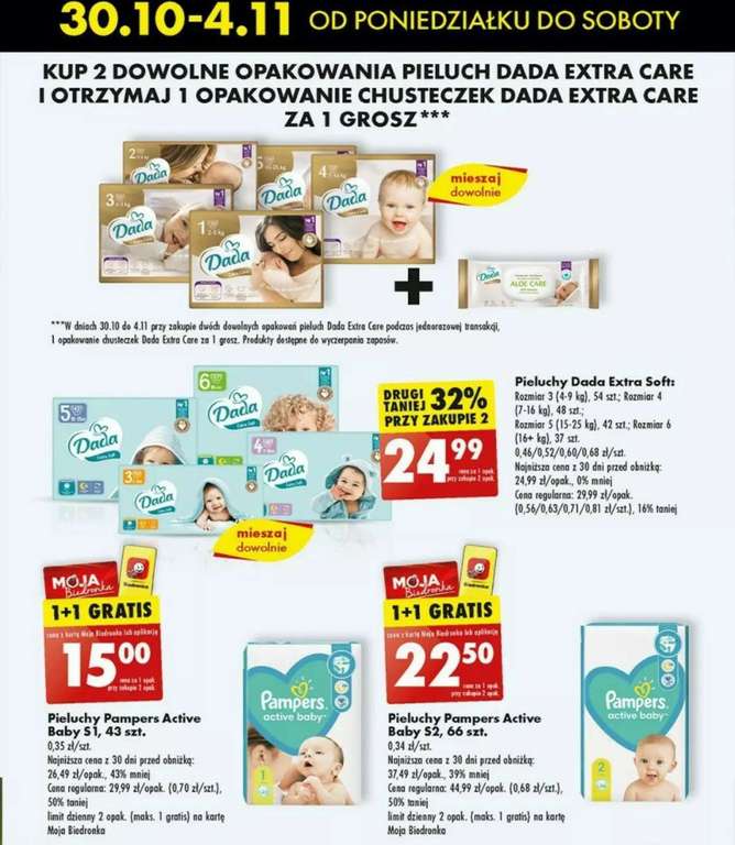 pampers oferty kuponow