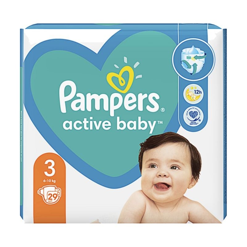 pampers fresh clean chusteczki dla niemowląt 6x64 szt