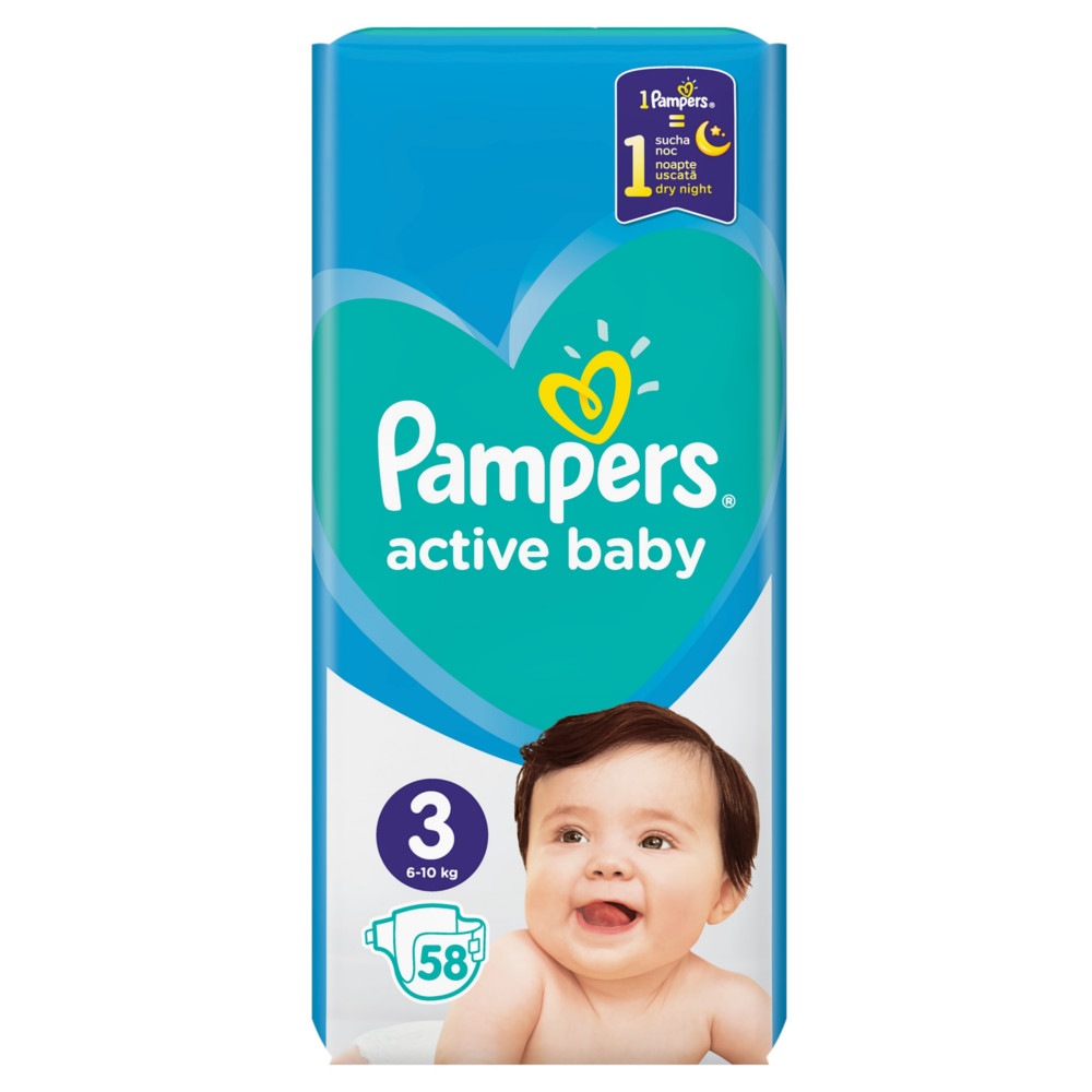 pampers mini 2 waga z opakowaniem