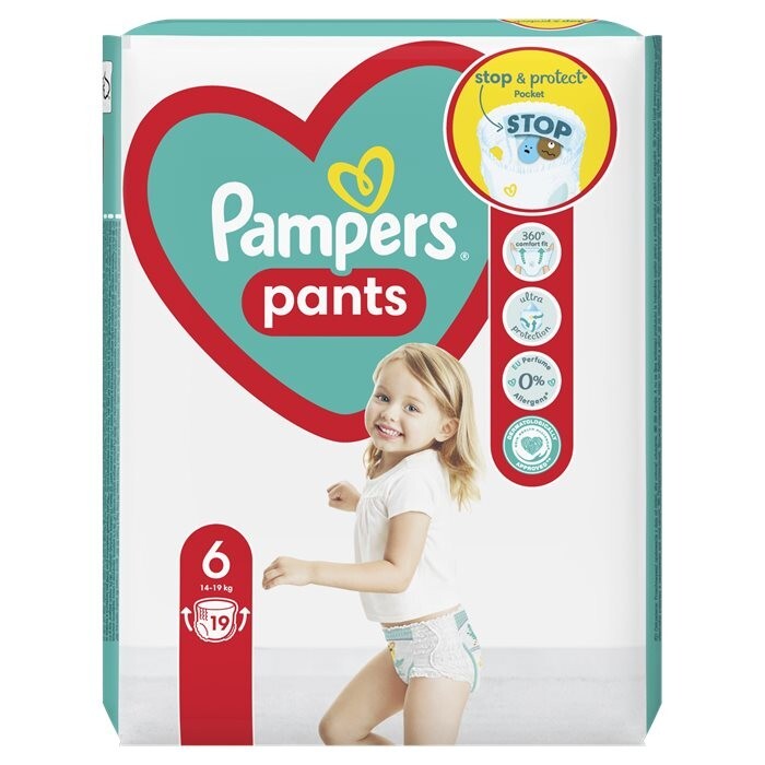 ktoś nosi 15 pieluchy pampers od 50 do