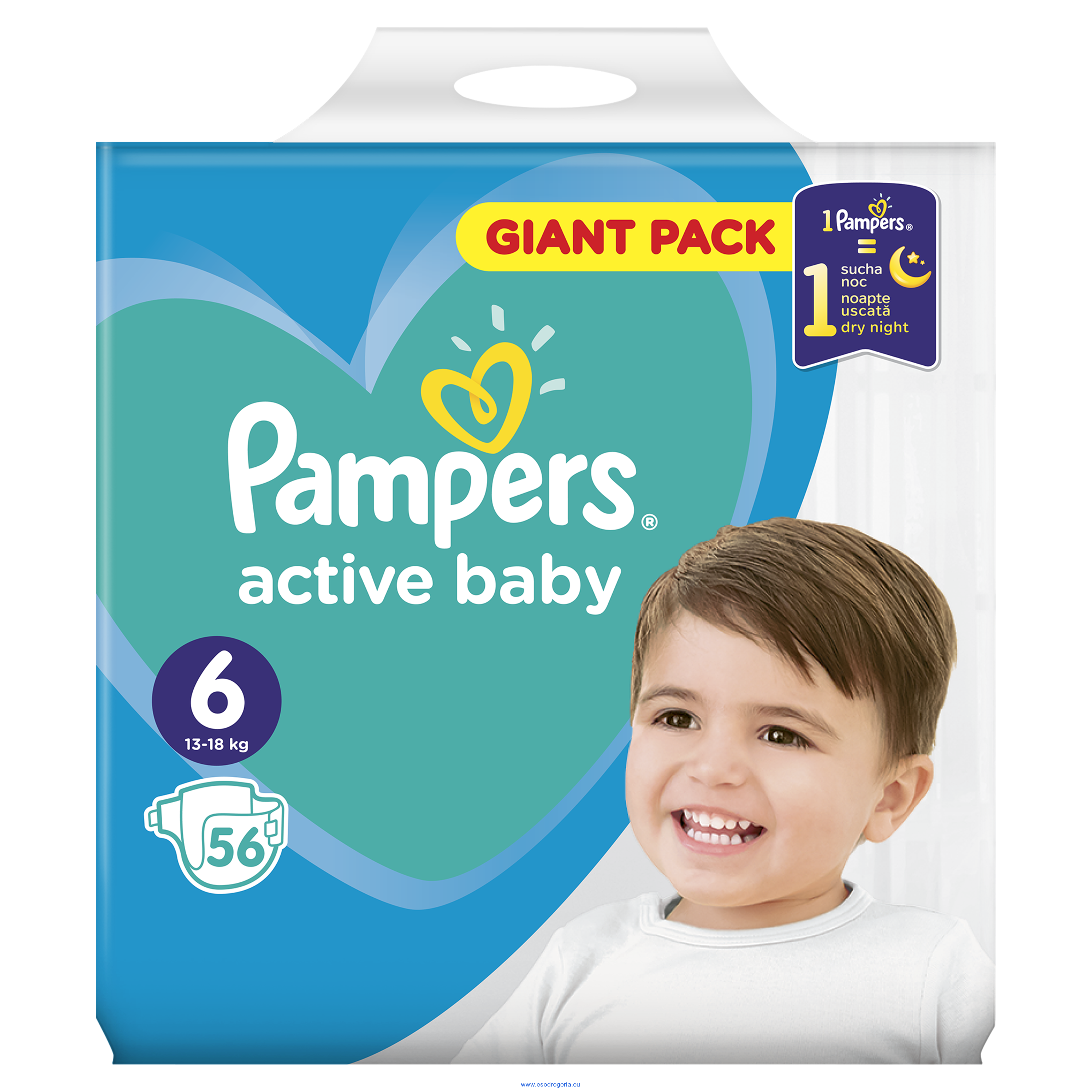 pampers 4 plus 76 szt