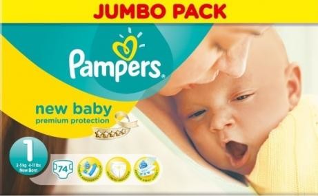 pampers new baby dry 3 na noc