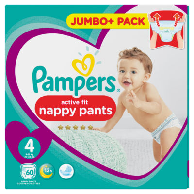 pampers active baby 4 64 szt