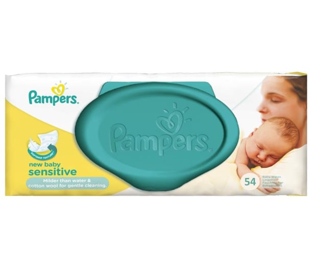 pampers sensitive chusteczki nawilżone 2x56 szt