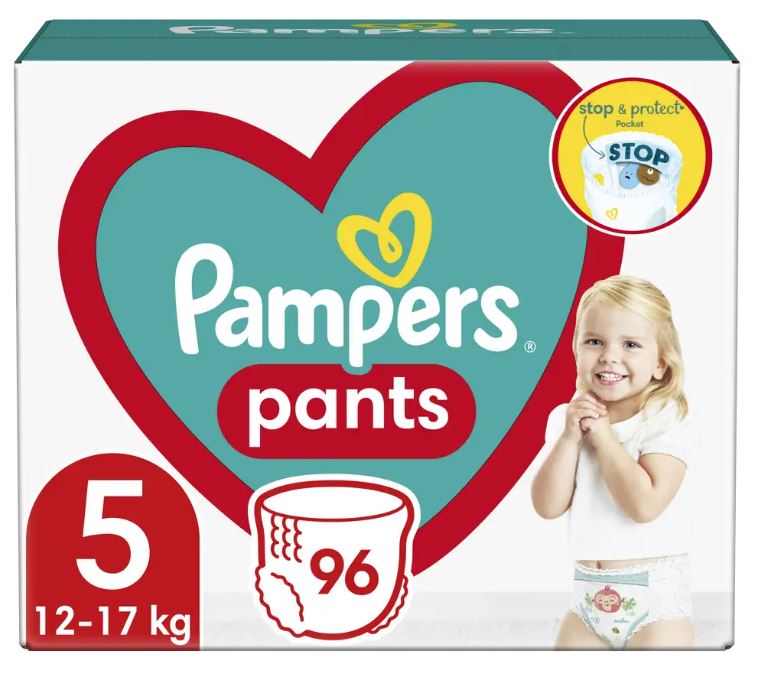 pampers pomarańczowe