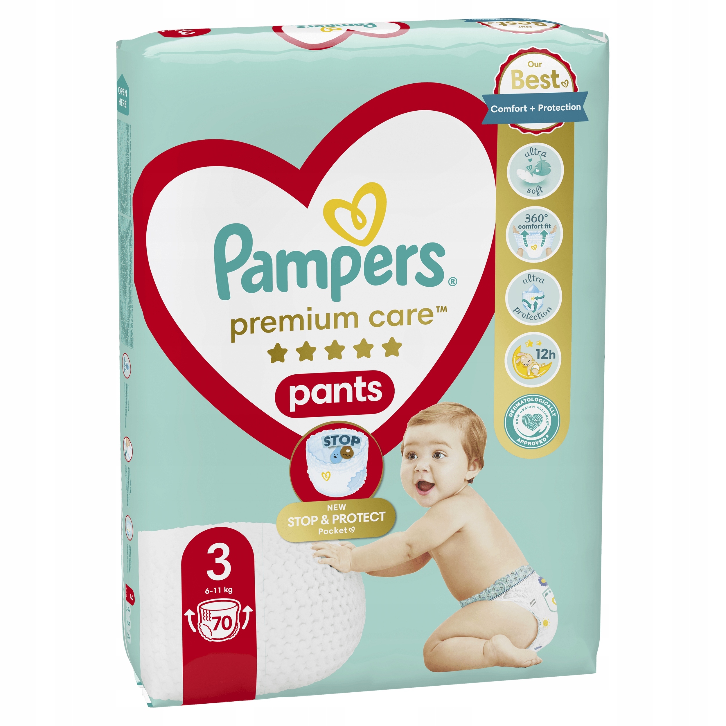 jak zdejmować pieluchomajtki pampers pants