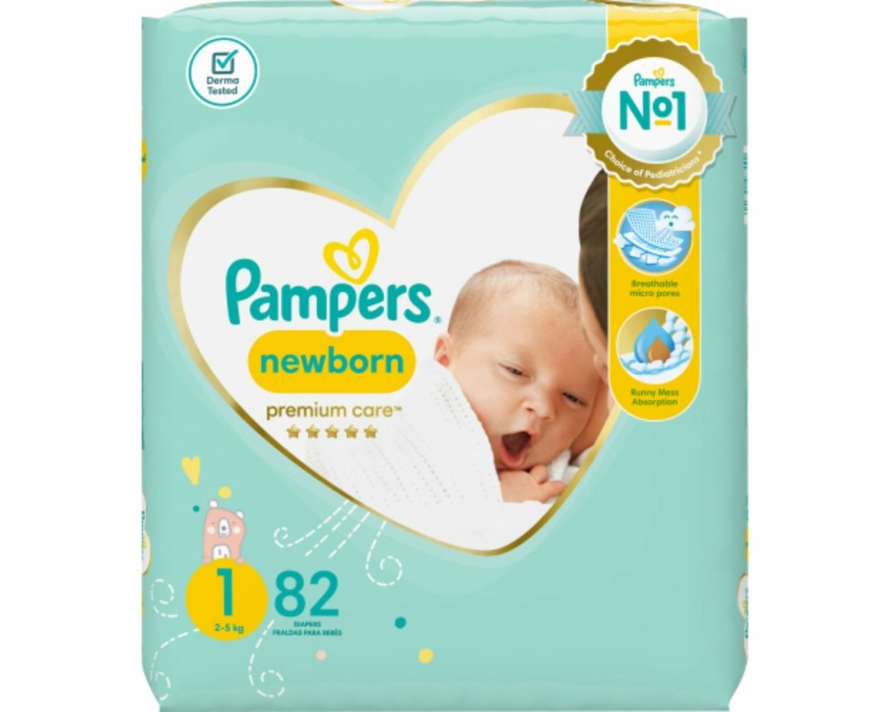 pampersy pampers 3 76szt