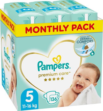 pampers premium care new born