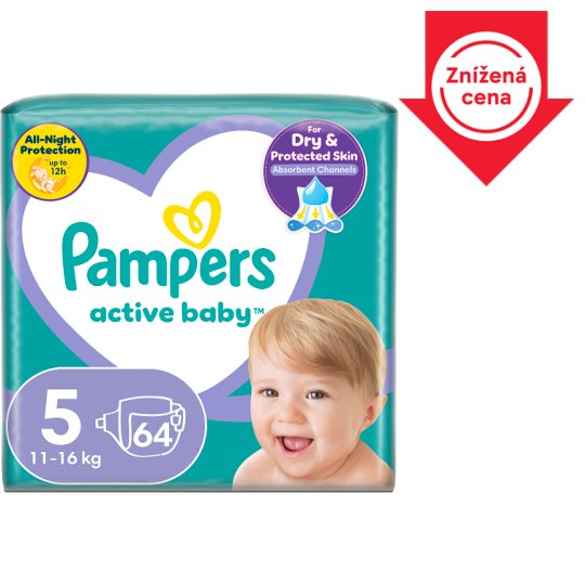 pieluchy pampers active baby dry 2x