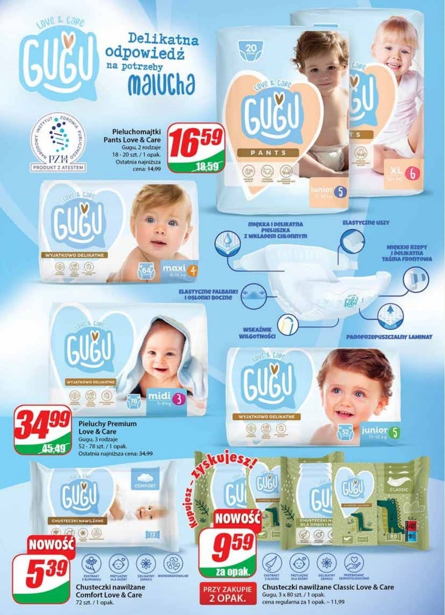 pampers biedronka pieluchy 20 sztuk